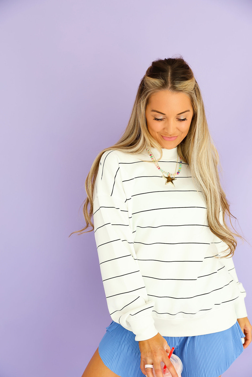 Fresh Start Stripe Top