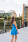 Butter Soft Athletic Dress-Bright Blue