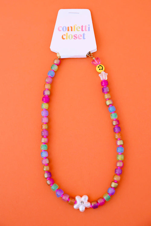 Funfetti Flower Necklace
