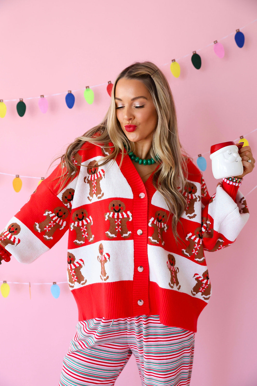 Gingerbread Kisses Cardigan