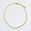 Gold Beaded Pearl Necklace