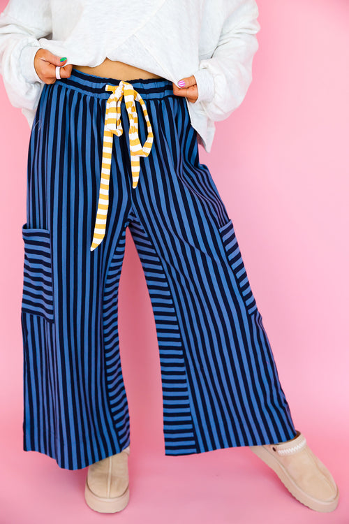 Golden Hour Striped Pants- Restock