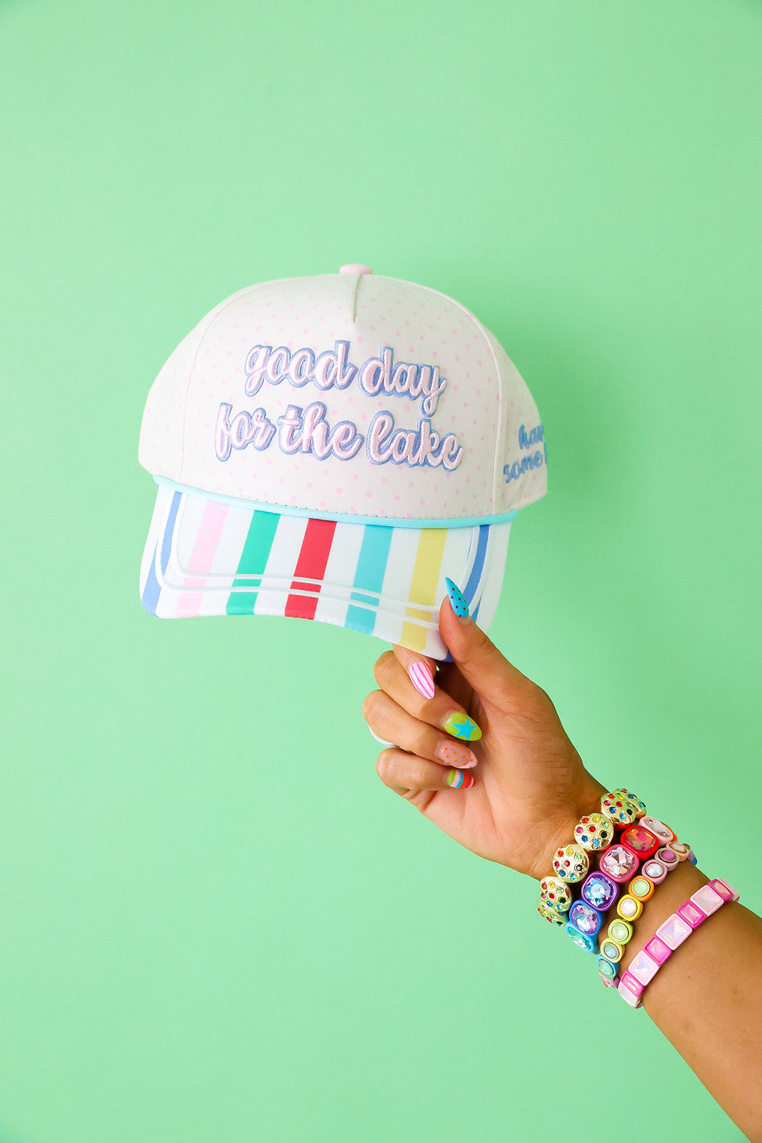 Good Day For The Lake Trucker Hat