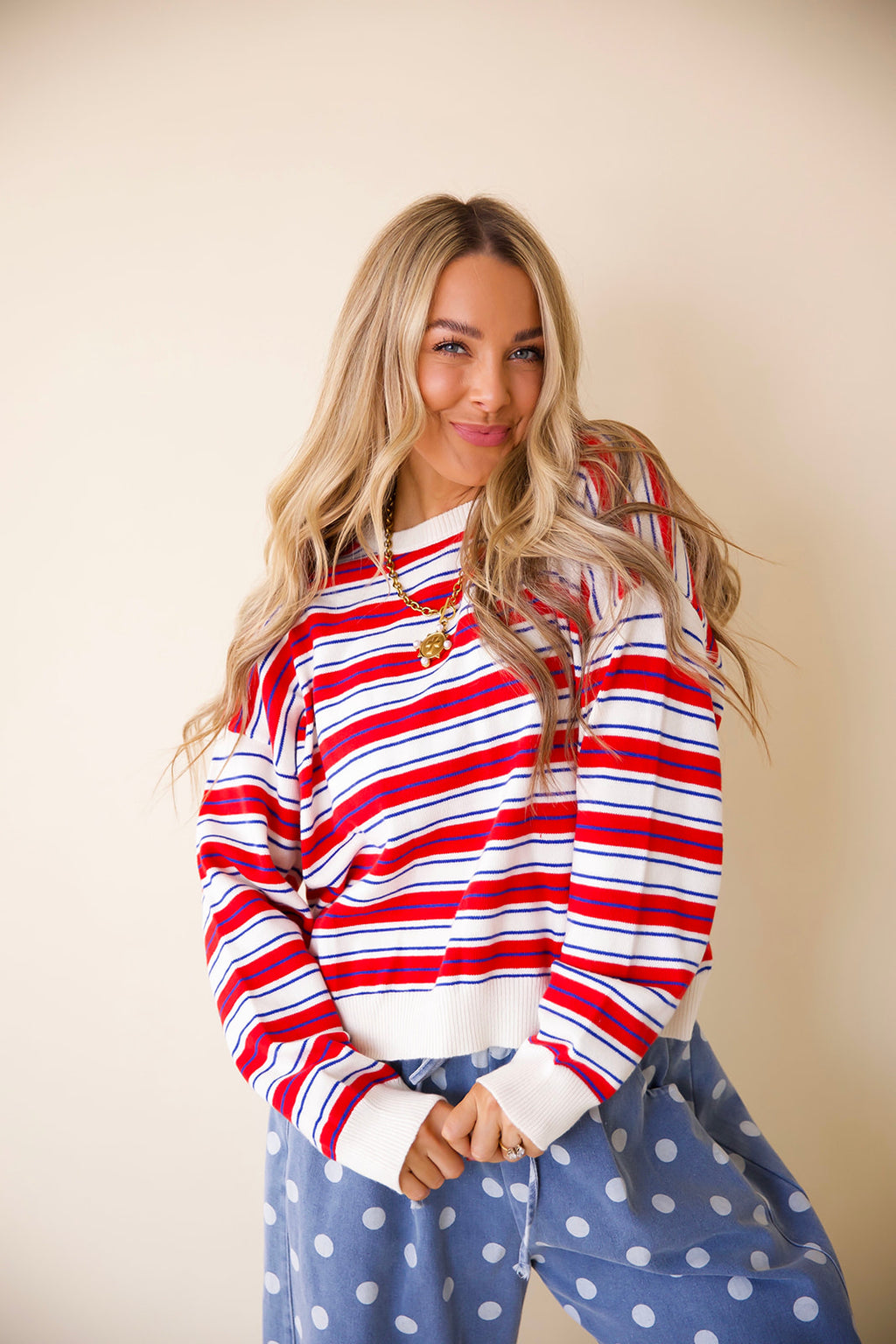 Good Mood Stripe Sweater
