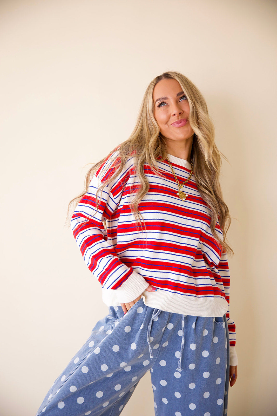 Good Mood Stripe Sweater