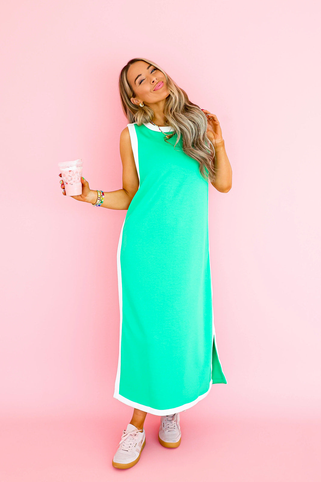 Green Light Maxi Dress