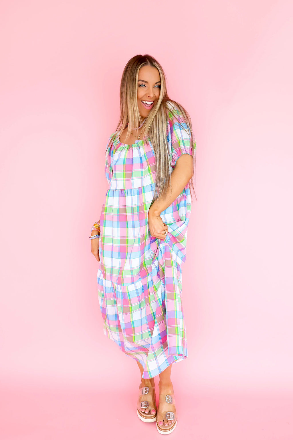 Happy Hallways Midi Dress