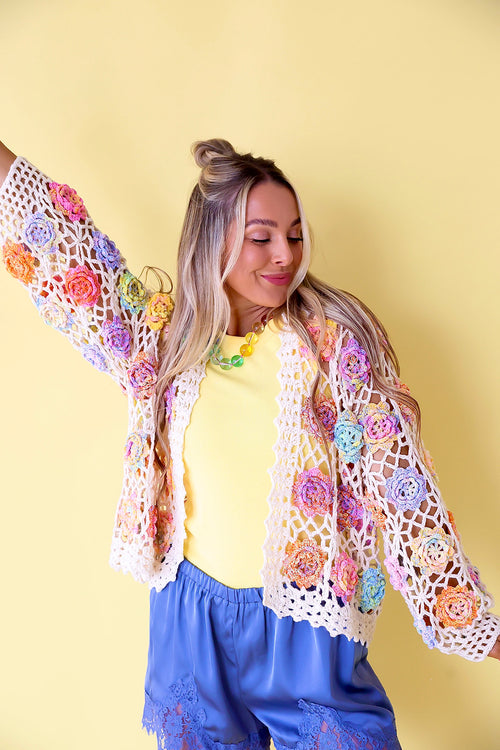 Happy Little Blooms Cardigan