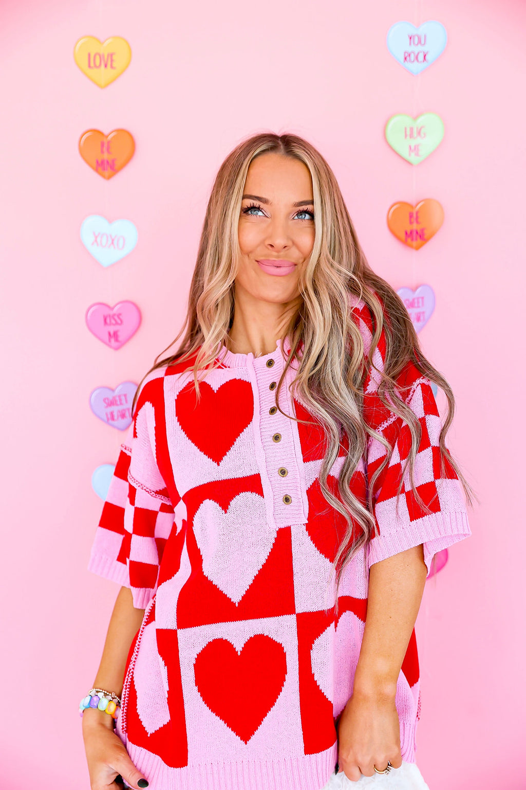 Head Over Heels Heart Top