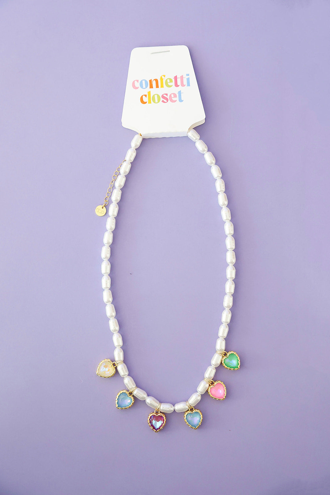 Hearts On Parade Pearl Necklace