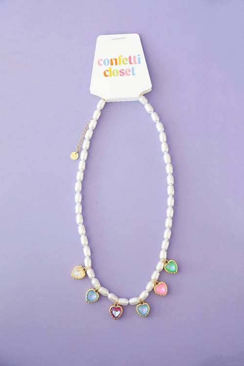 Hearts On Parade Pearl Necklace
