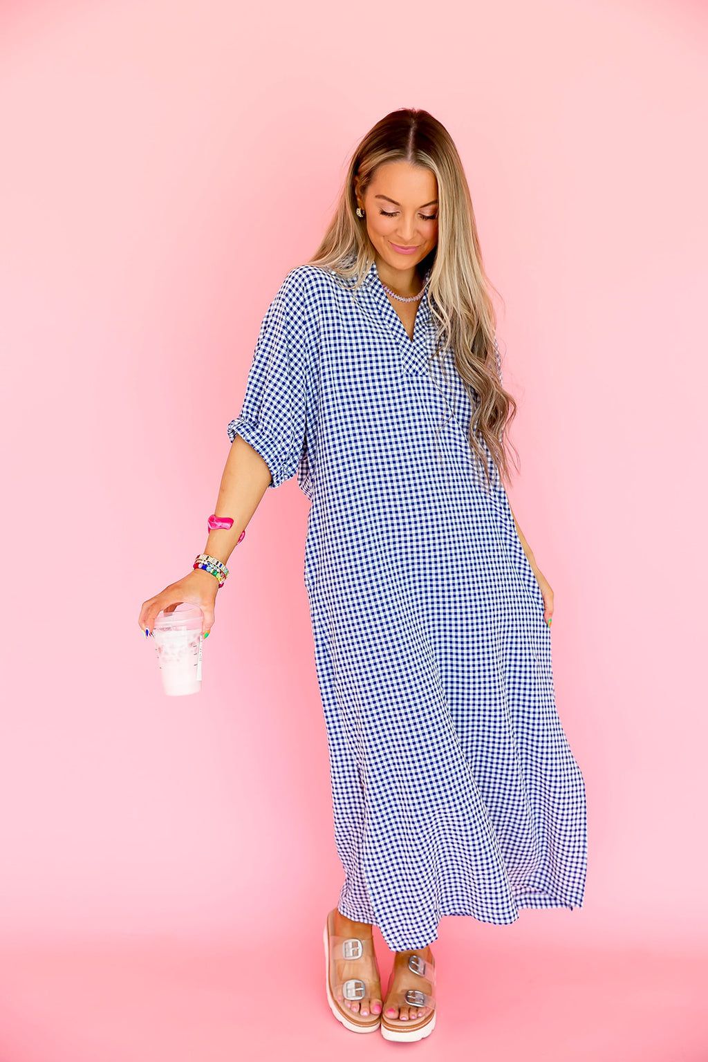 Homeroom Hero Gingham Dress