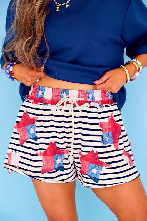 Hometown Honey Star Patch Shorts