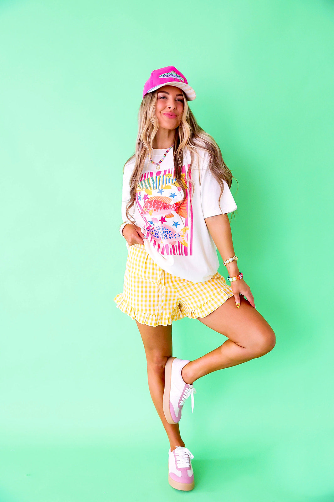 Hook, Line & Happy Graphic Tee