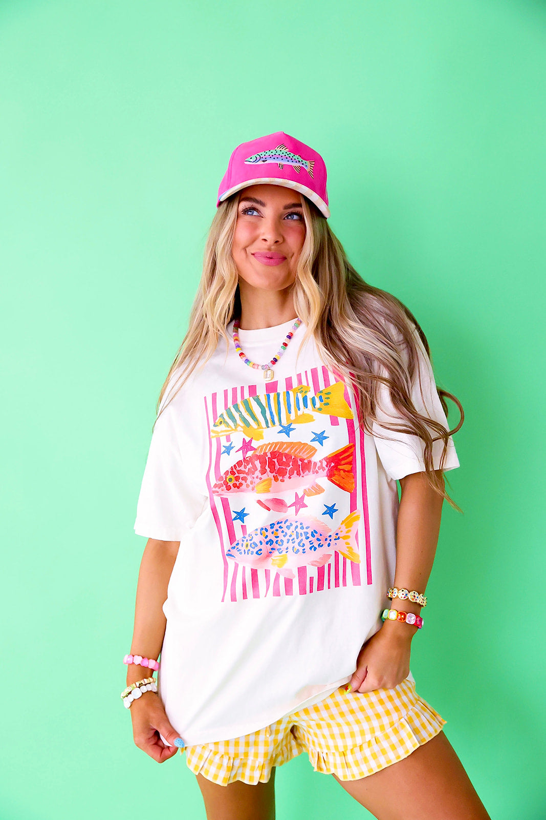 Hook, Line & Happy Graphic Tee