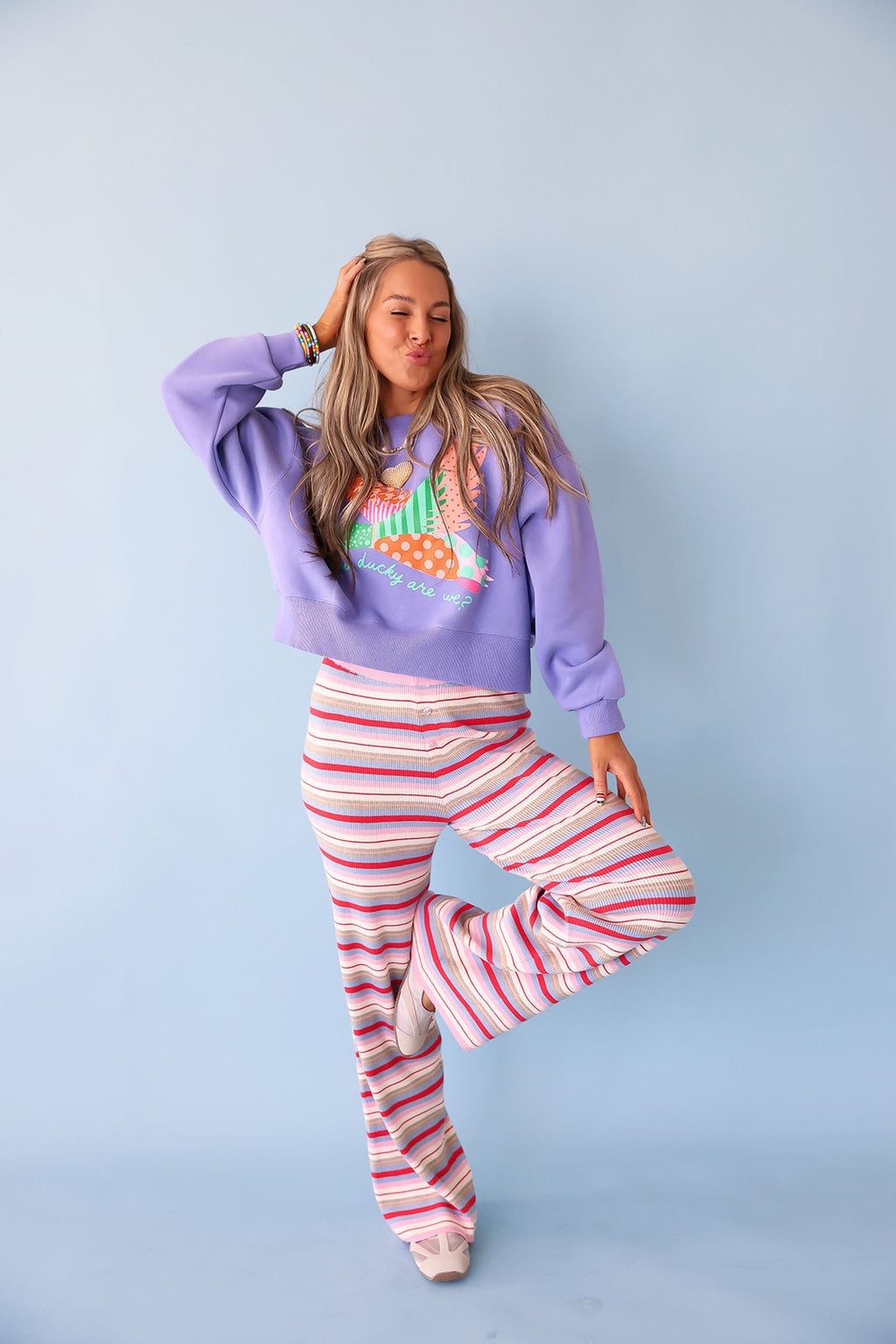 How Ducky Are We Crop Sweatshirt