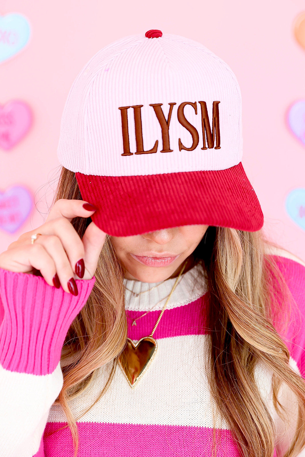 ILYSM Corduroy Embroidered Hat – Restock