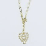 PREORDER: Treasure Jewels Lace Heart Necklace