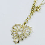 PREORDER: Treasure Jewels Lace Heart Necklace