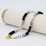 PREORDER: Treasure Jewels Black & White Gemstone Necklace