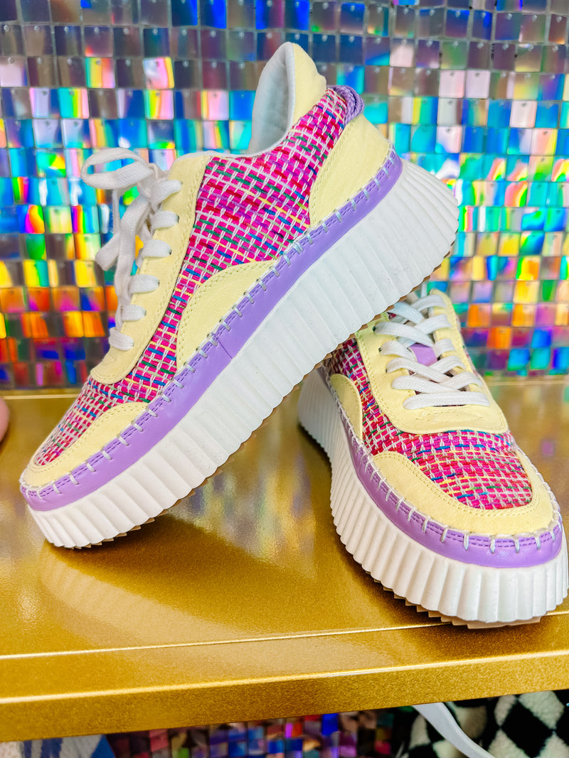 Multi Colored Woven Sneakers