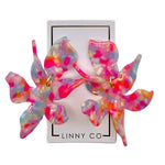 Flora Statement Earrings- Pink Sprinkles