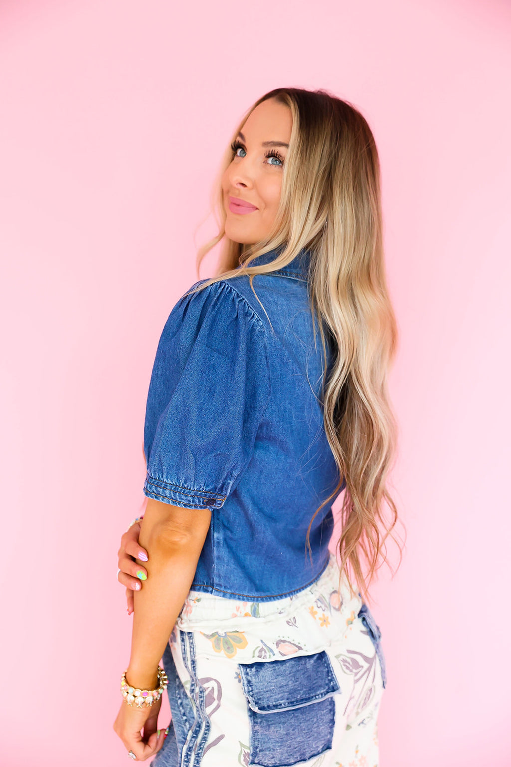 Sweet Talk Denim Top