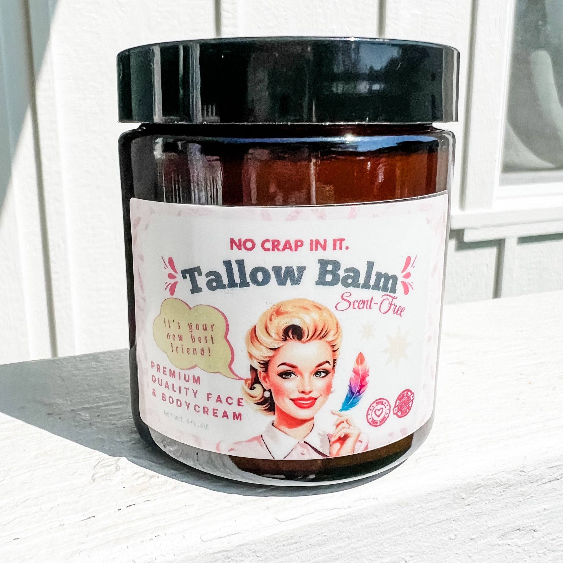 No Crap In It Tallow All Purpose Balm: Scent Free