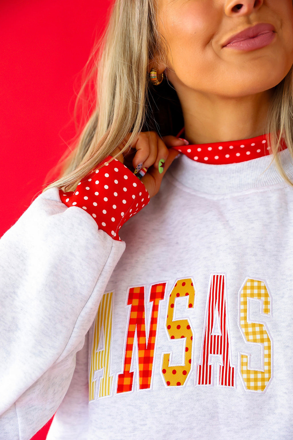 Kansas City Patchwork Mockneck-PREORDER SHIPS MID OCTOBER