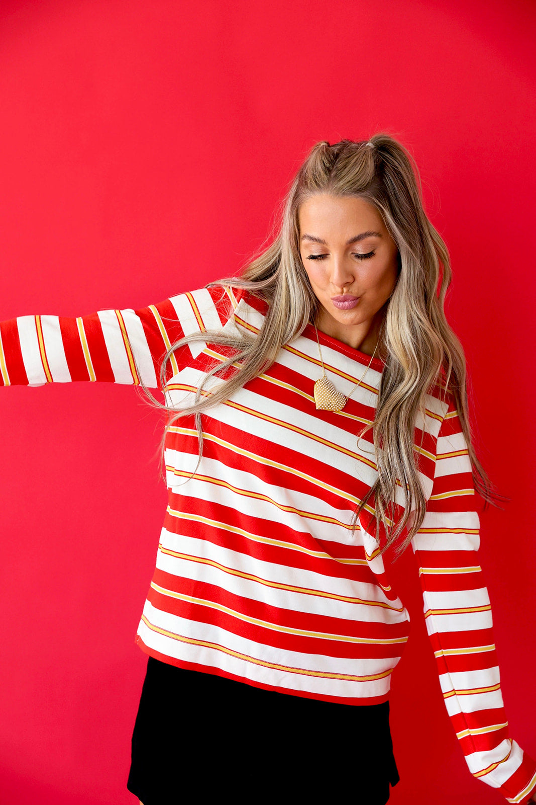 Sunday Starting Lineup Stripe Top