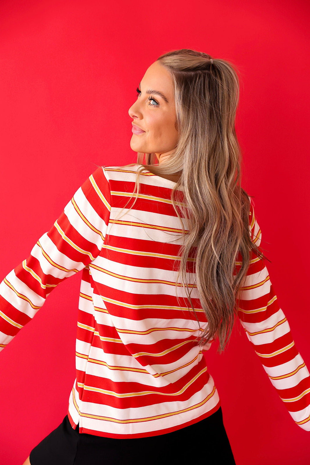 Sunday Starting Lineup Stripe Top
