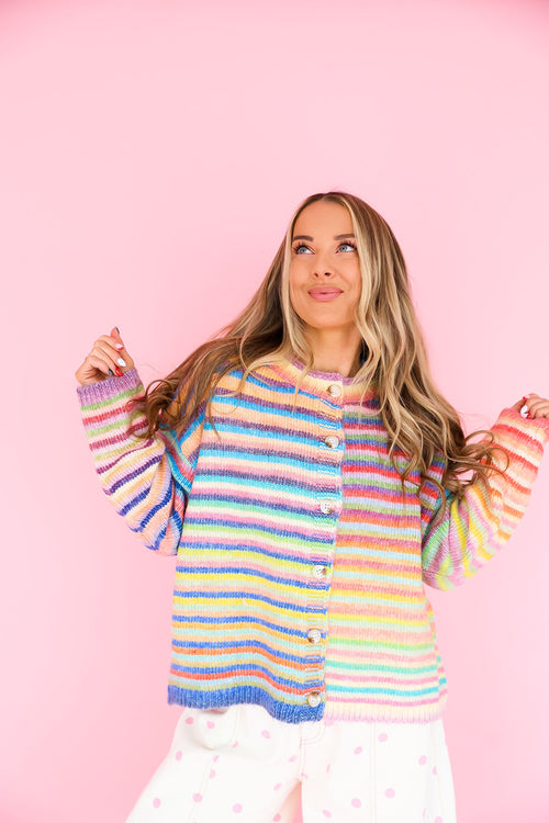 Colorburst Knit Cardigan