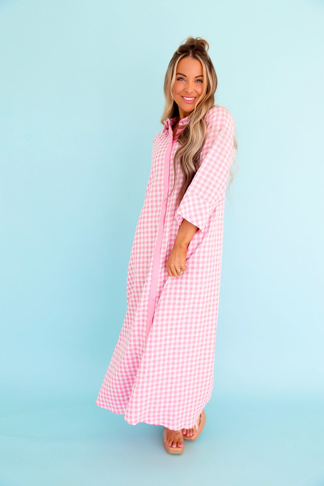 Blushing Beauty Maxi Dress