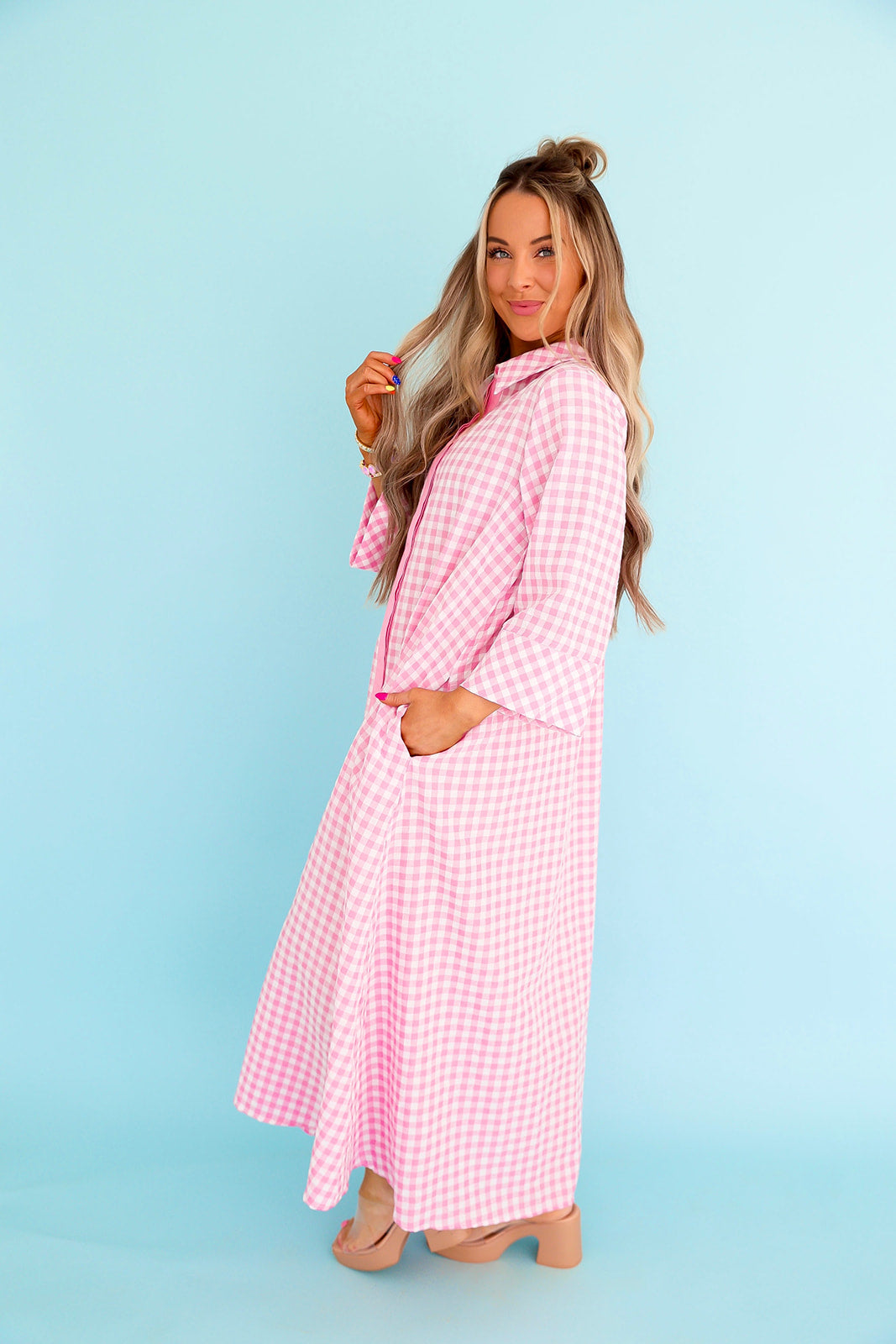 Blushing Beauty Maxi Dress