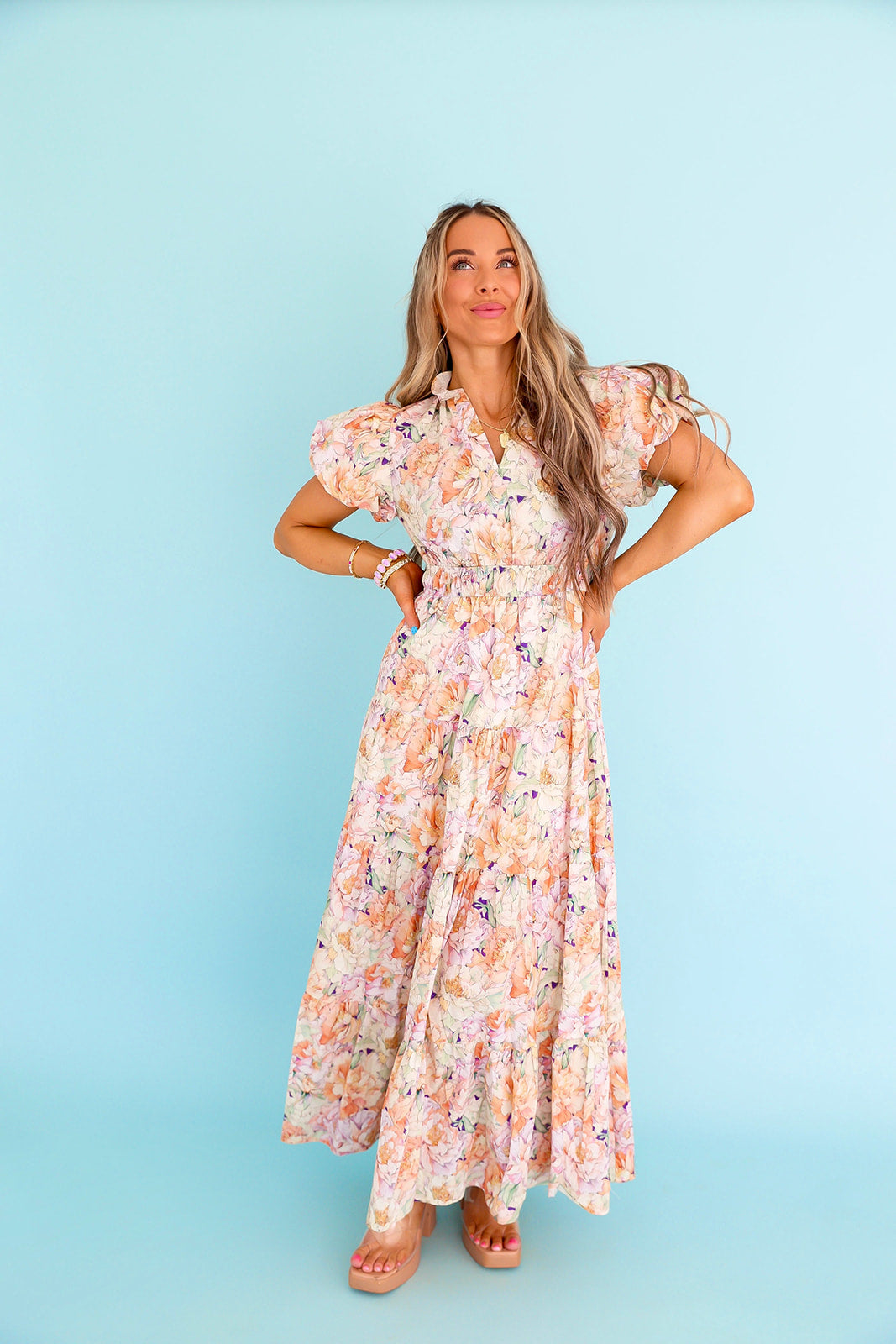 Painted Garden Maxi Dress