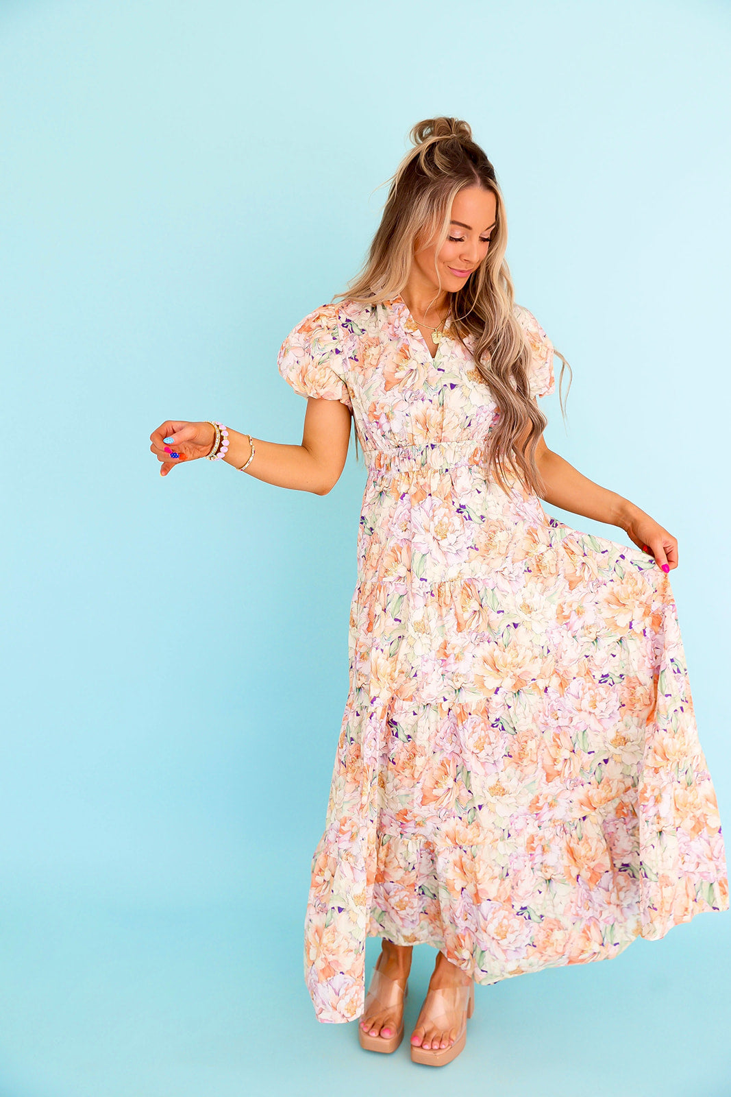Painted Garden Maxi Dress