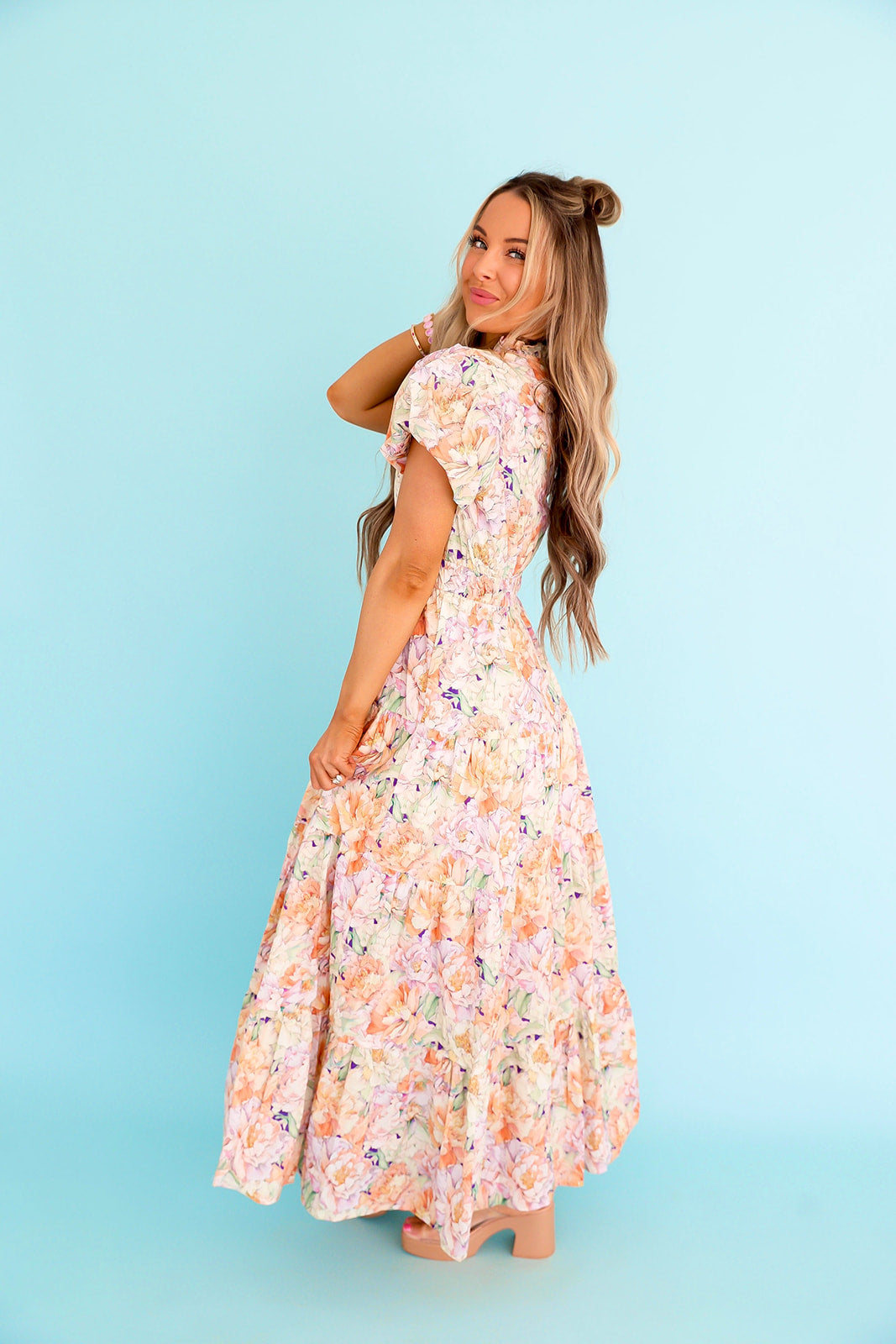 Painted Garden Maxi Dress