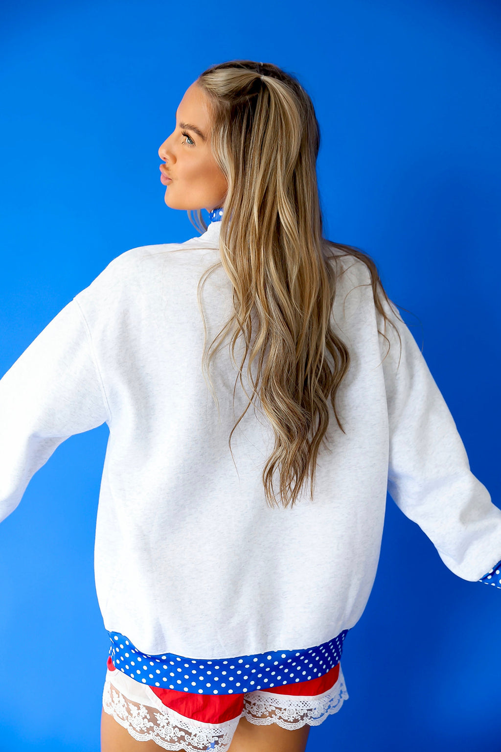 Jayhawks Patchwork Mockneck-PREORDER SHIPS END OF OCTOBER