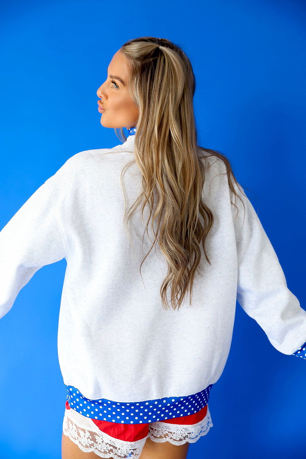 Jayhawks Patchwork Mockneck-PREORDER SHIPS END OF OCTOBER