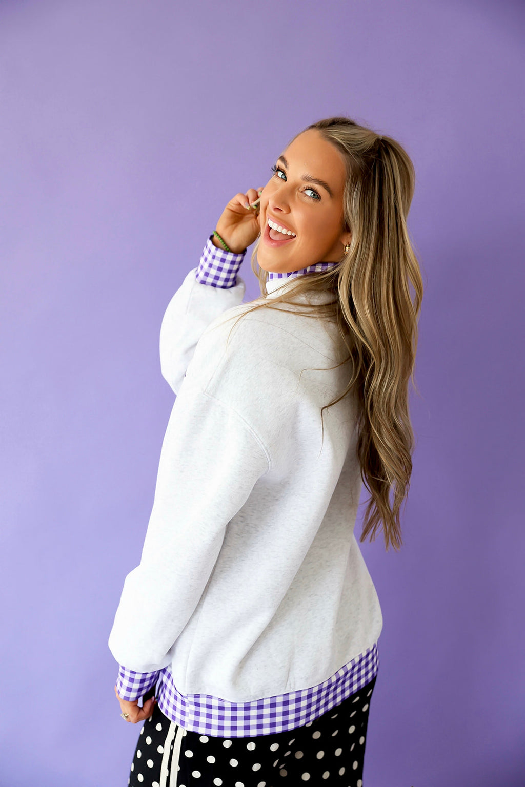 Wildcats Patchwork Mockneck-PREORDER SHIPS END OF OCTOBER