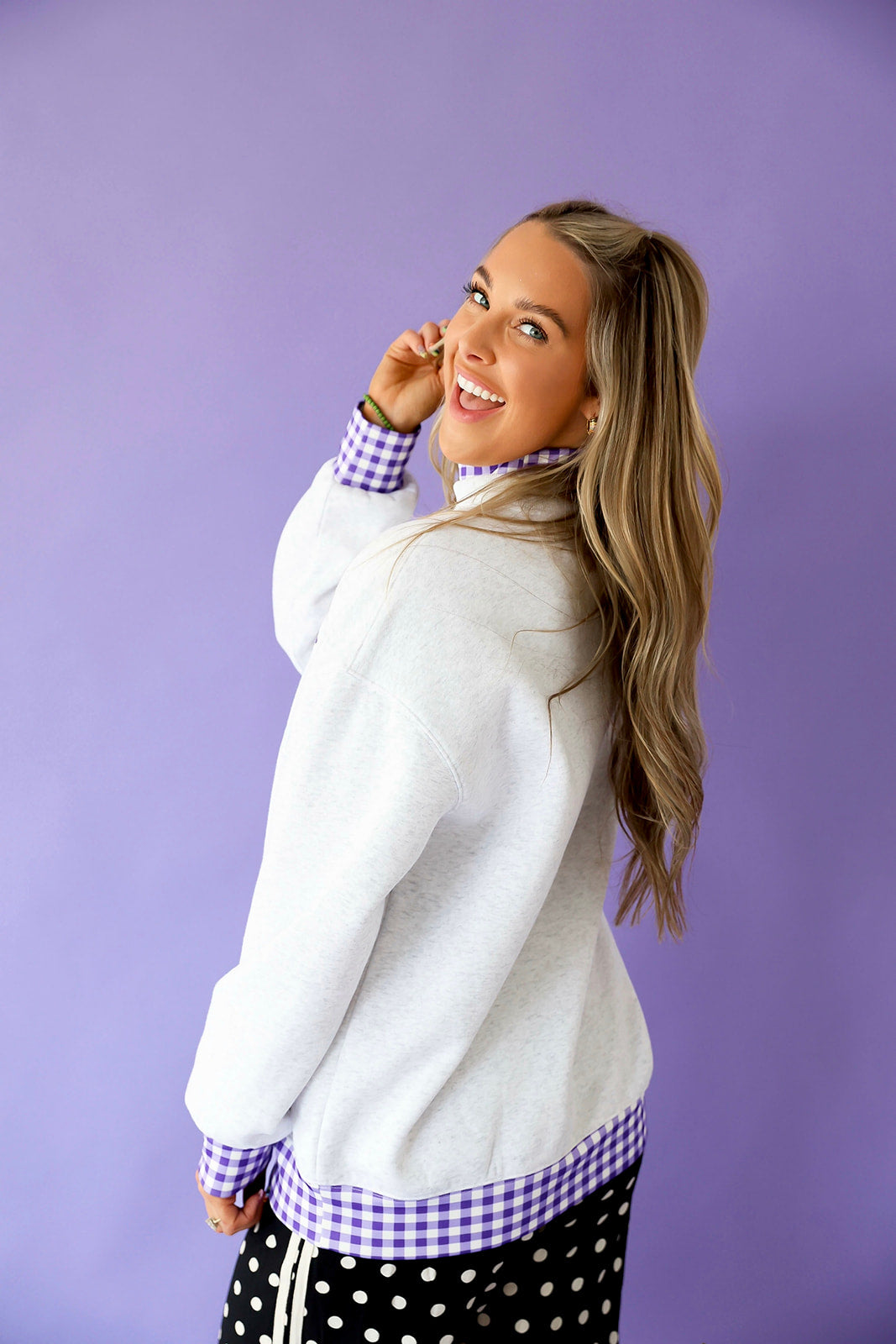 Wildcats Patchwork Mockneck-PREORDER SHIPS END OF OCTOBER