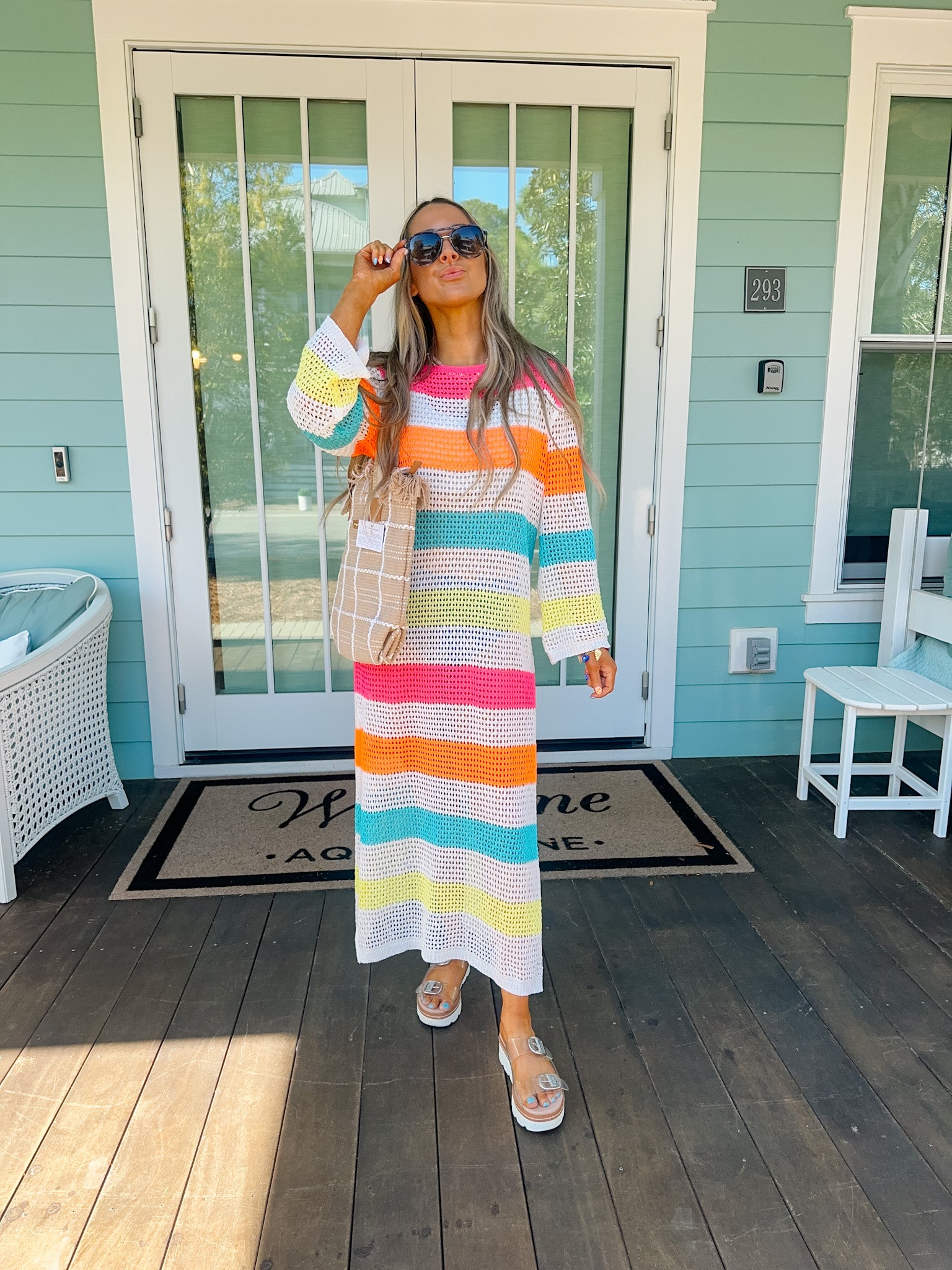 Beach Retreat Long Swim Coverup