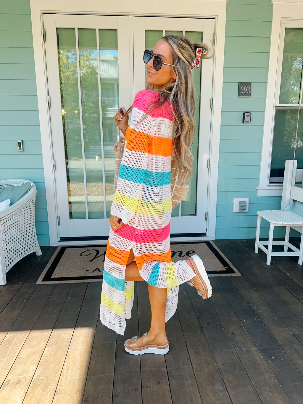 Beach Retreat Long Swim Coverup