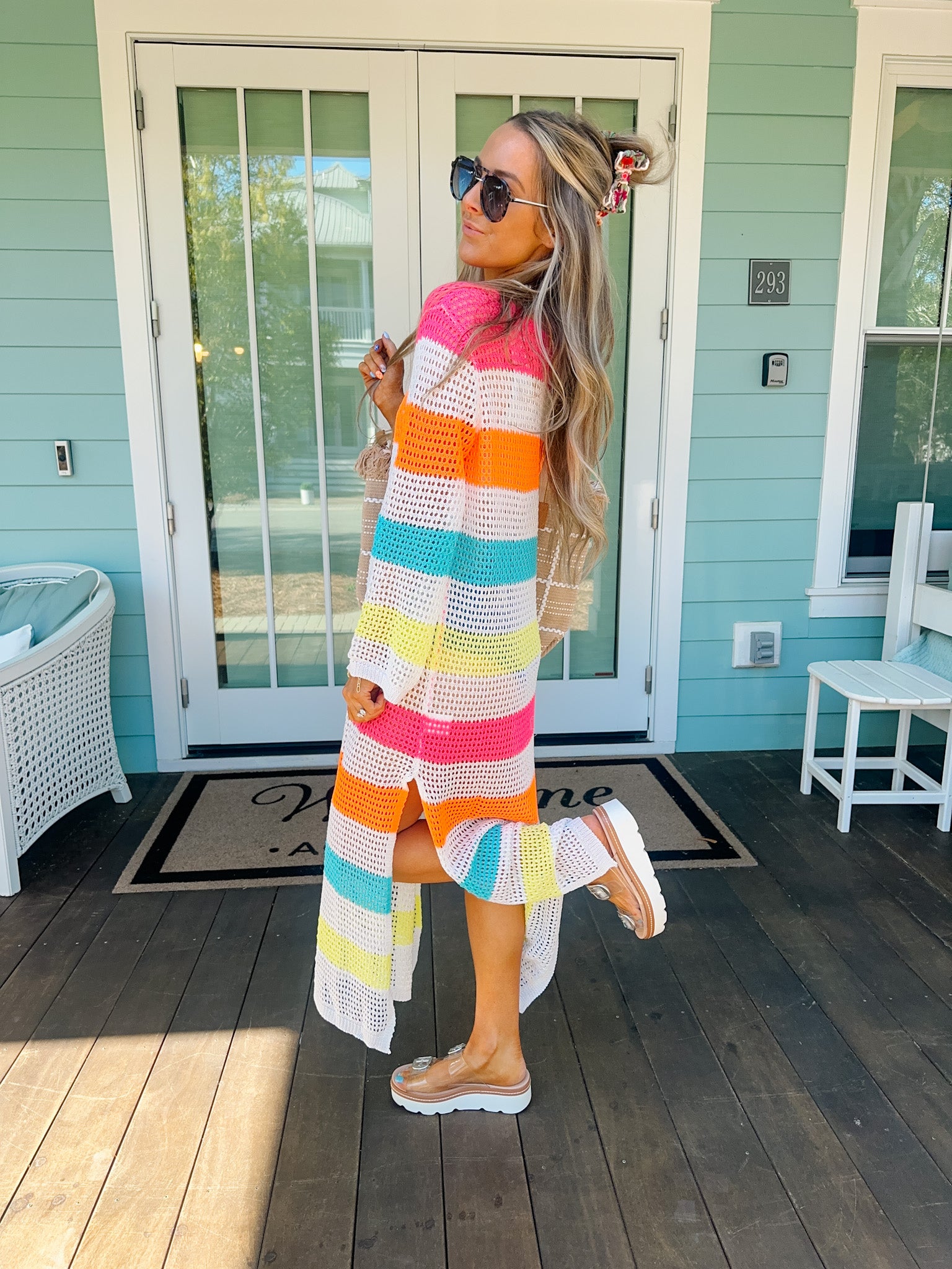 Beach Retreat Long Swim Coverup