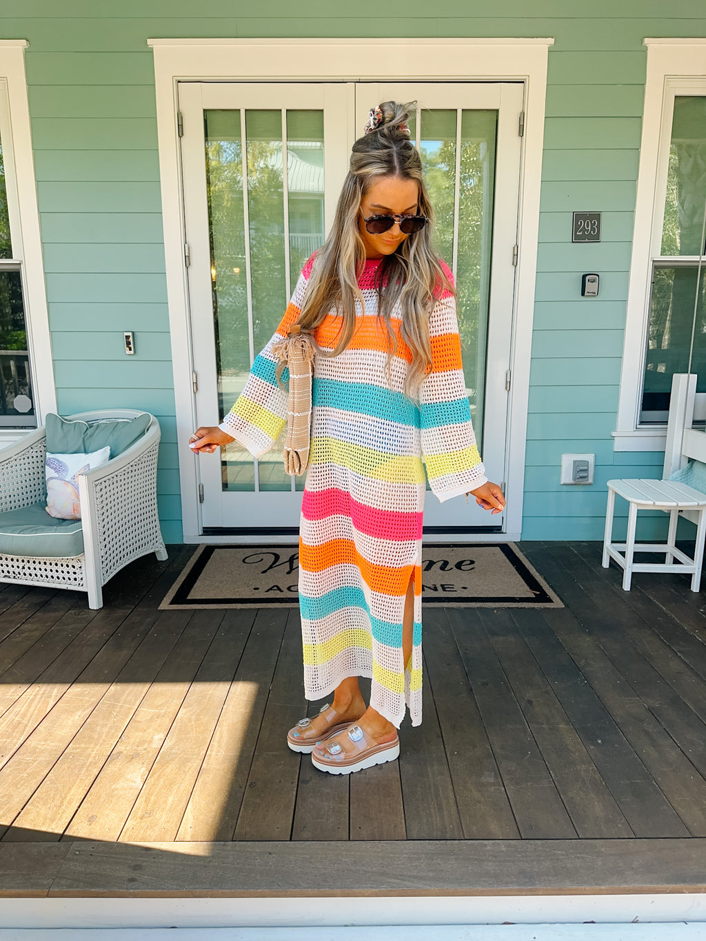 Beach Retreat Long Swim Coverup