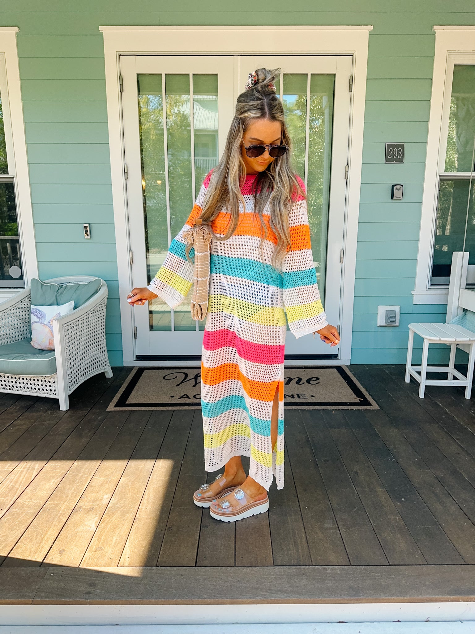 Beach Retreat Long Swim Coverup