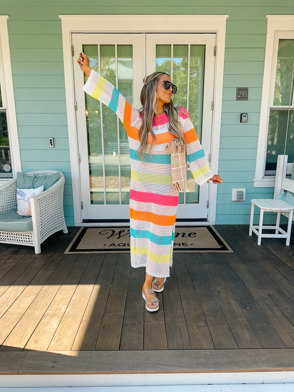 Beach Retreat Long Swim Coverup