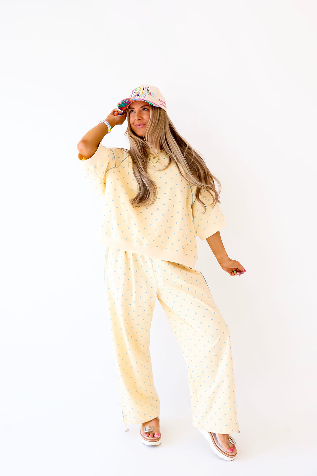 Sunshine Sprint Polka Dot Pants