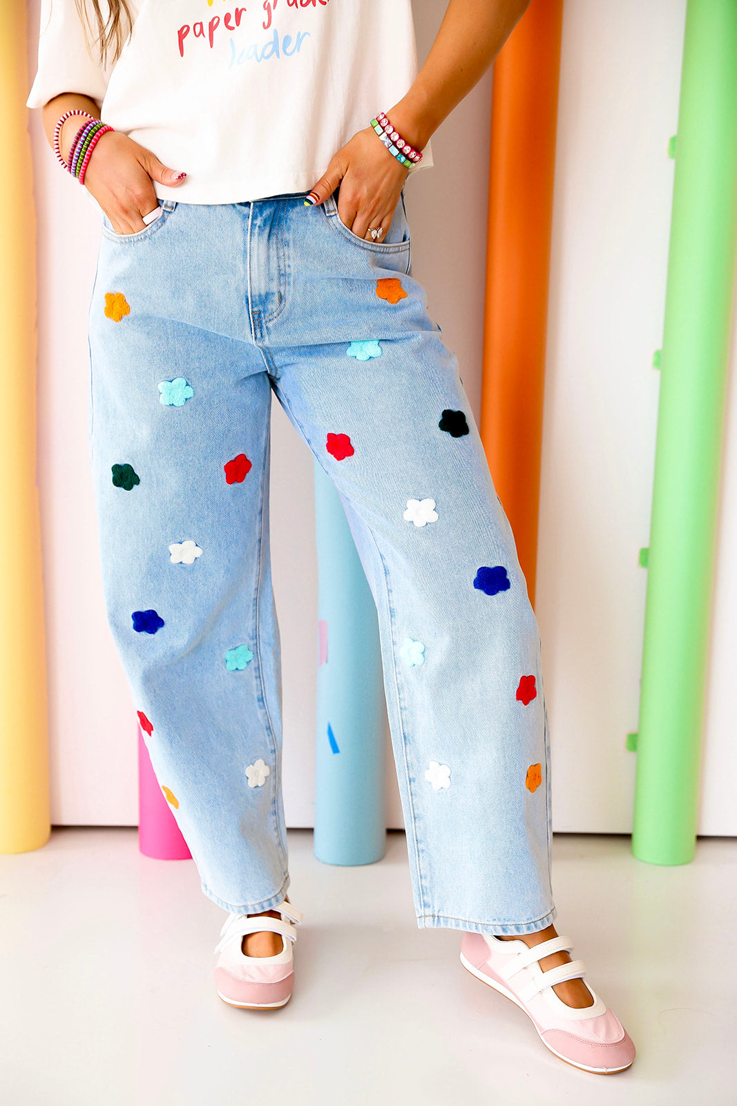 In Full Bloom Denim Pants