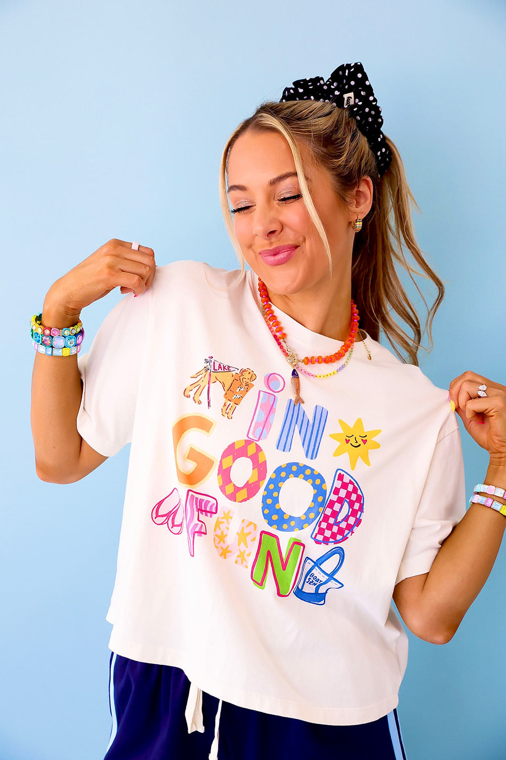 In Good Fun Crop Tee